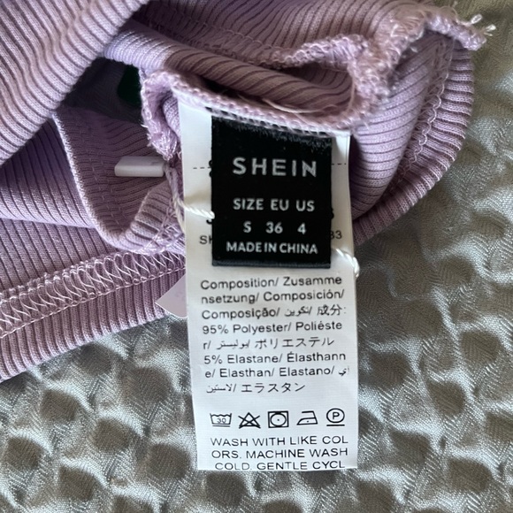 3 Piece Summer Letter Patch Short Halter Top Bundle— White, Black & Light Purple - Picture 6 of 14